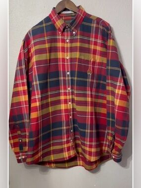 Cinch Men’s Plaid Button-Down Shirt Size XL